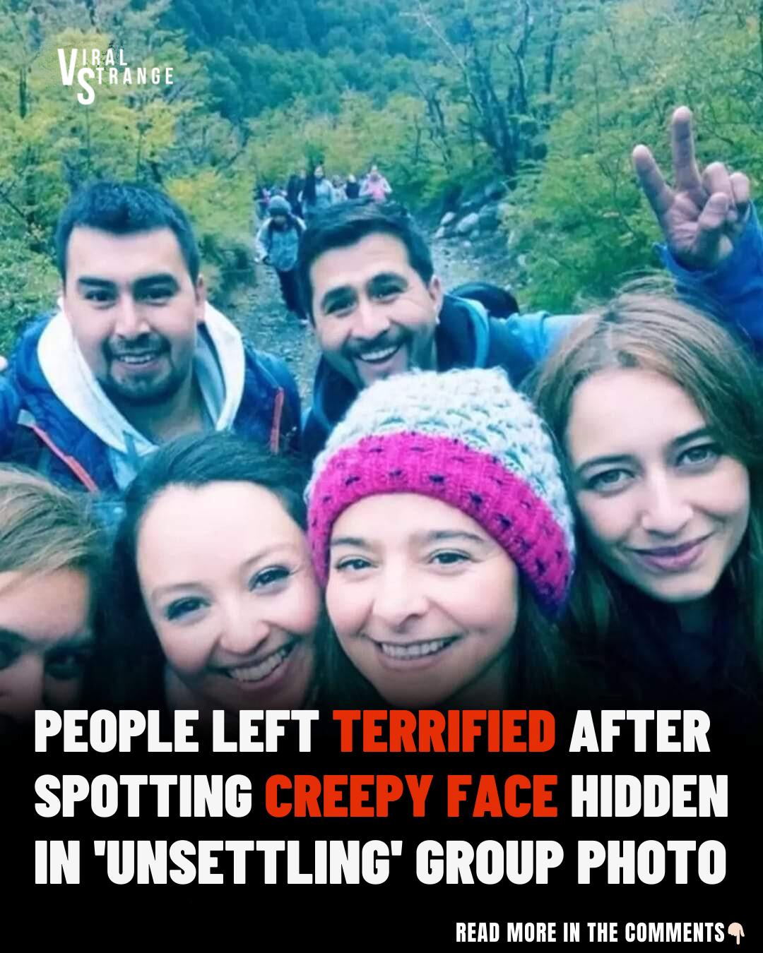 People Scared by Hidden Face Spotted in Group Photo