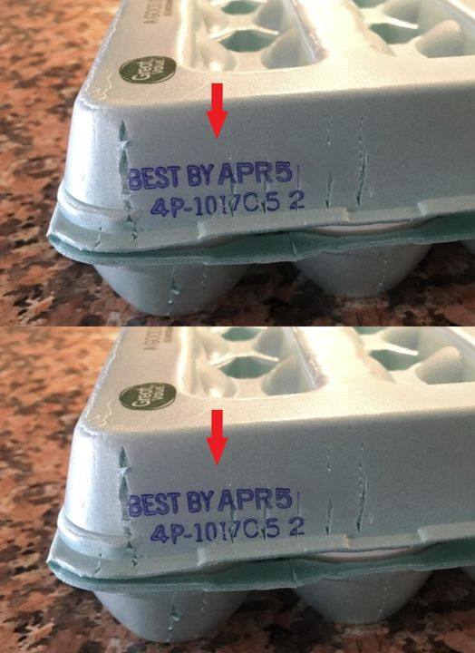 Pay attention to this date from now on. It’s not an ordinary expiration date. After working for years and years in grocery stores, I see that most people just randomly buy eggs without really noticing this detail