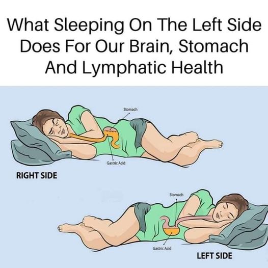 The Benefits of Sleeping on the Left Side for Brain, Stomach, and Glympathic Health