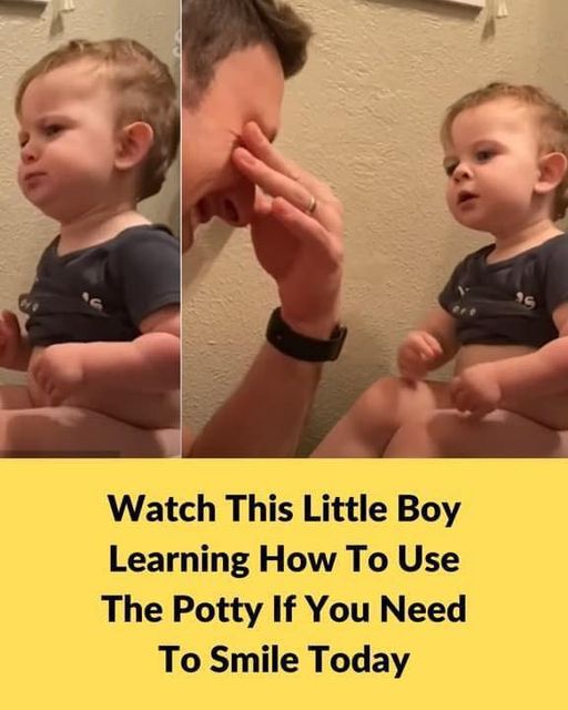 A Little Boy Brings His Dad To Tears When Potty Training.