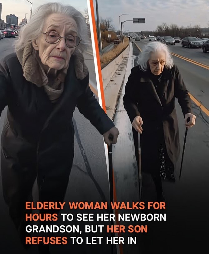 A Poor Mom Walks Hours to Meet Her Grandson, Only to Be Refused by Her Son—Story of the Day