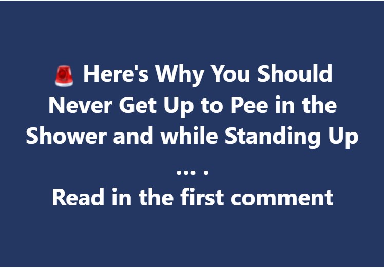 Peeing in the shower ?!