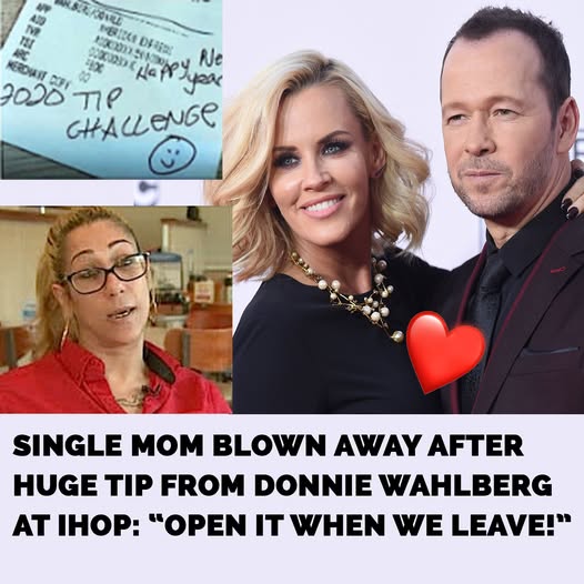 Donnie handed the receipt to single mom and waitress Bethany, telling her not to open it until he and his wife had left IHOP. 😲🙏 When she unfolded the receipt, oh my god. Find the story in the comments 👇