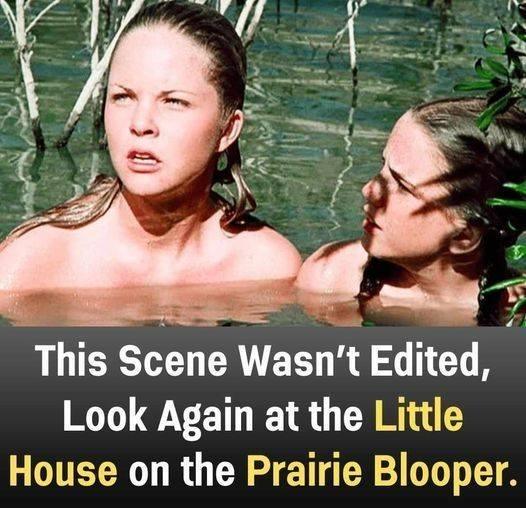 This scene wasn’t edited look again at the Little House on the Praire Blooper. Read more in the first comment👇