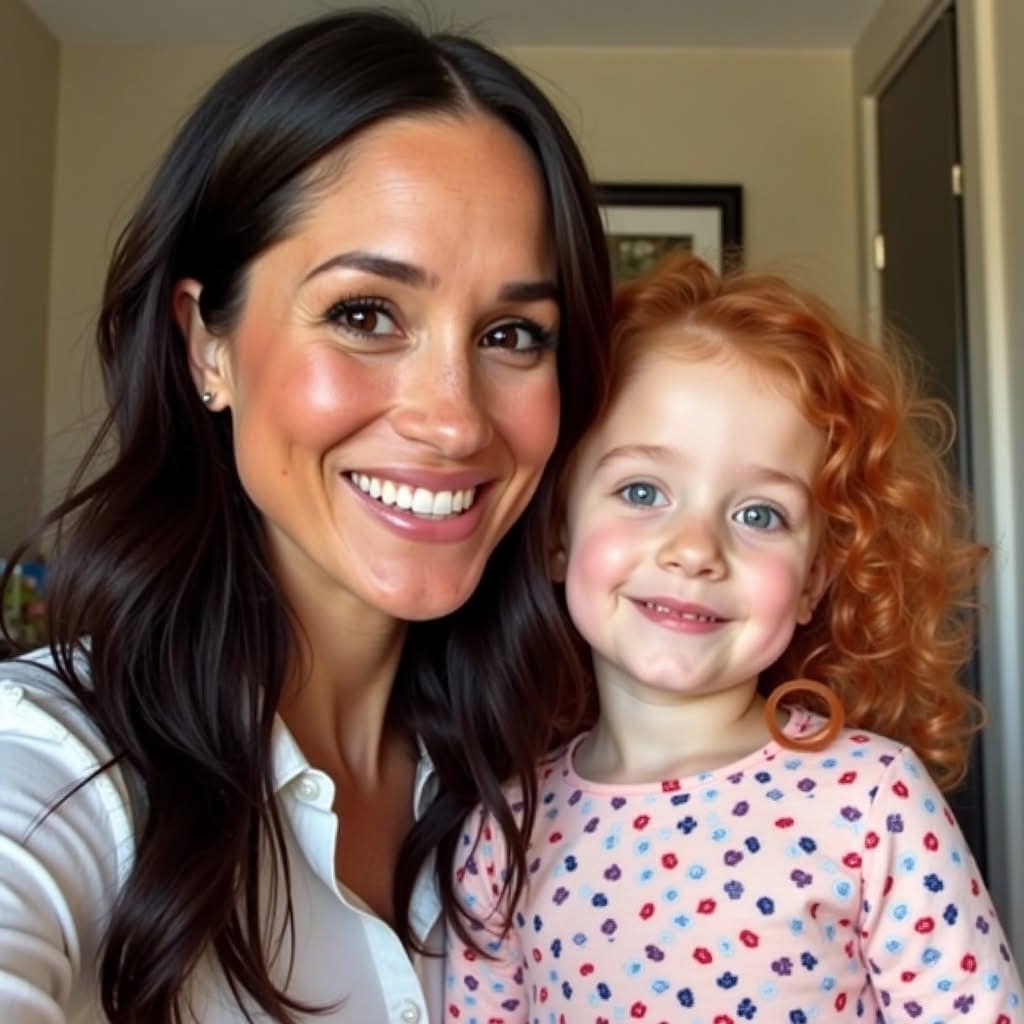 Meghan Markle publicly shared a photo of her daughter, Lilibet, for the first time, leaving the entire UK stunned. She declared: “Look at my daughter’s red hair, and Lilibet’s biological father turns out to be…” See more below 👇👇👇