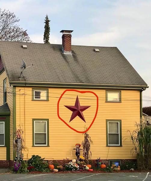 If you see a house with a star on it, you’d better know what it means…. Check the comments 👇👇👇